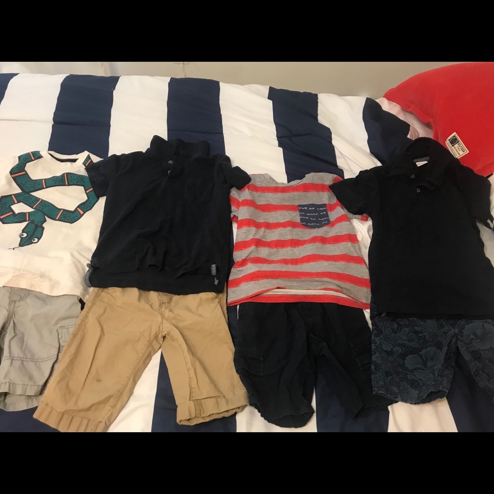 Boys short and shirt outfits
